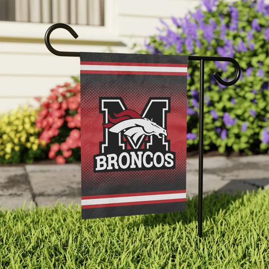 Broncos - Mustang Spirit Garden Flag