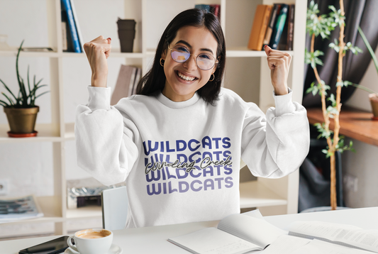 Winding Creek - Repeating Wildcats Sweatshirt